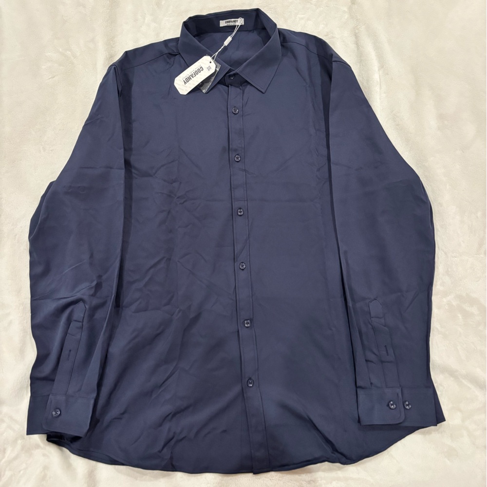 Dark Blue Dress Shirt